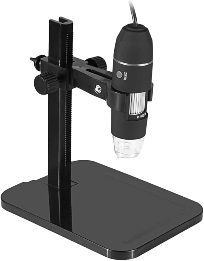 Digital Microscope 1000x Magnification with Adjustable Stand Camera for Education - Image 1